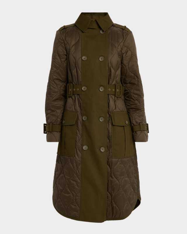 Newberry Puffer Trench Coat